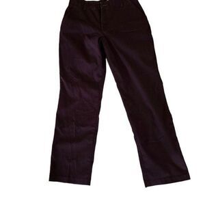 LEE Red Burgundy Regular Fit Straight Leg Mid Rise Jeans Pants Size Medium Size